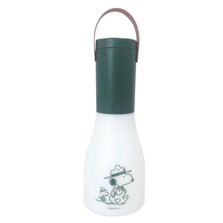 小禮堂 Snoopy 露營掛燈手電筒 (綠白登山款)