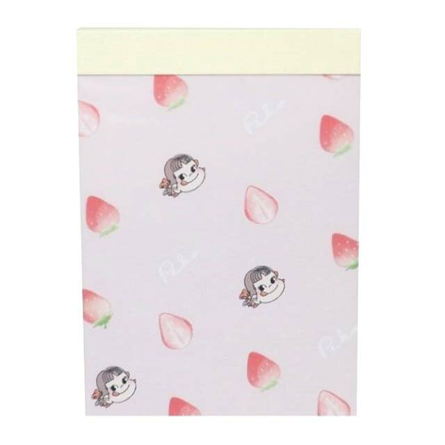 小禮堂 不二家Peko 迷你便條本 (粉草莓款)