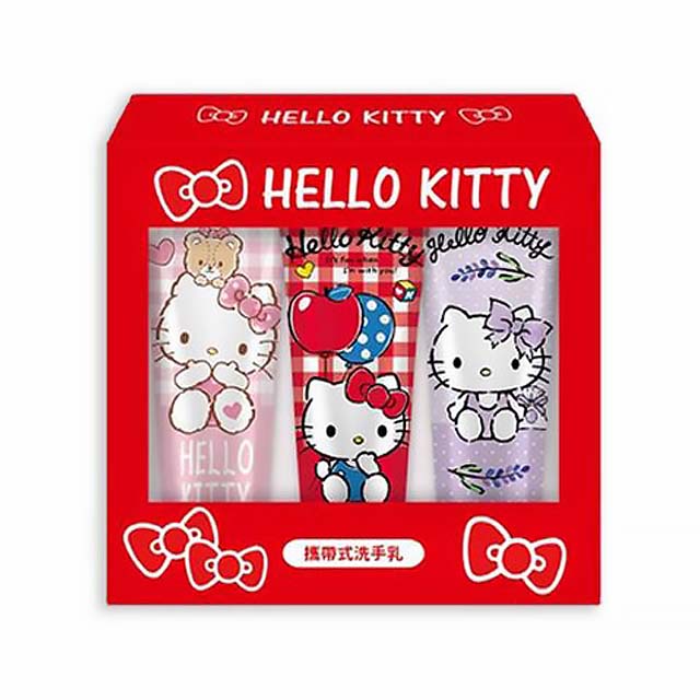 小禮堂 Hello Kitty 隨身洗手乳3入組 (少女日用品特輯)