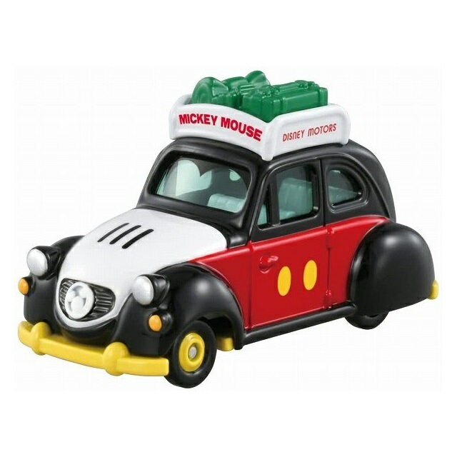 小禮堂 TOMICA 多美小汽車 迪士尼 米奇 旅行金龜車 (黑紅款)