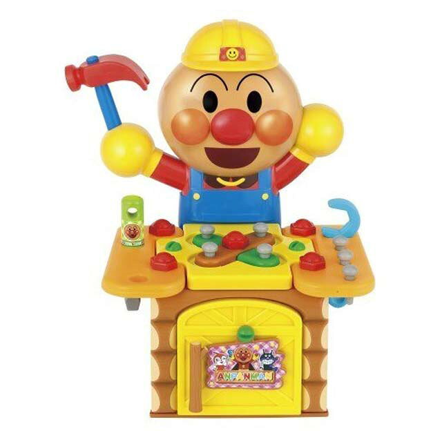 小禮堂 麵包超人 工具桌玩具組 (螺絲款)