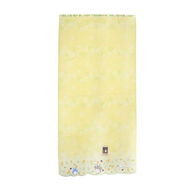 小禮堂 宮崎駿 龍貓 棉質浴巾 60x120cm (幸運草款)