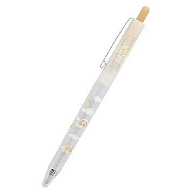 小禮堂 大耳狗 x 蠟筆小新 自動原子筆 0.7mm 黑 (米大頭款)