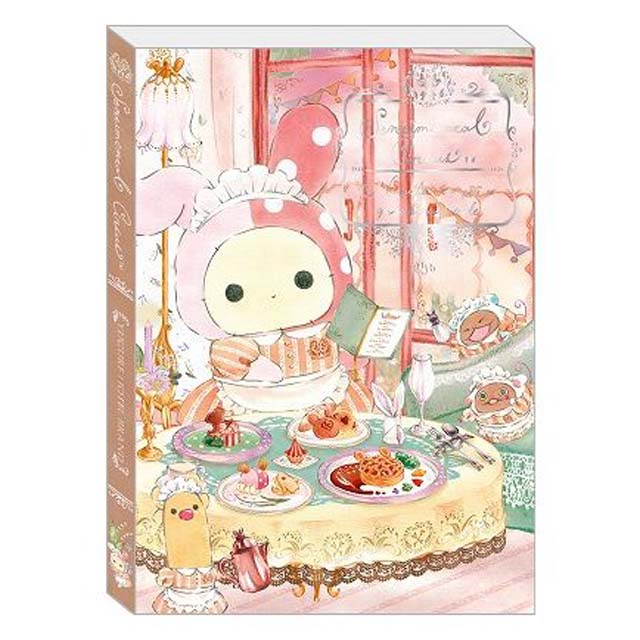 小禮堂 憂傷馬戲團 方形便條本 (粉下午茶款)