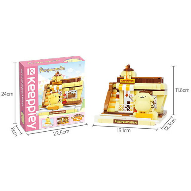小禮堂Keeppley 布丁狗商店街樂高積木(K20810) | 小禮堂－樂天