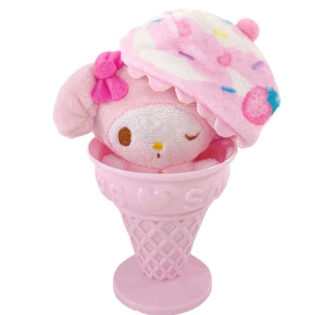 小禮堂 美樂蒂 冰淇淋玩偶 (甜蜜蜜冰淇淋店)