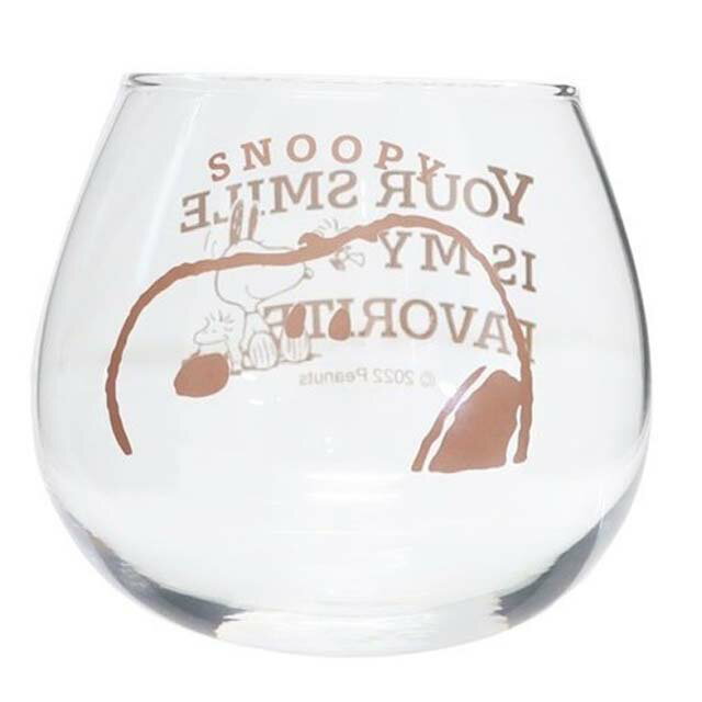 小禮堂 Snoopy 無把玻璃杯 495ml (半臉款)