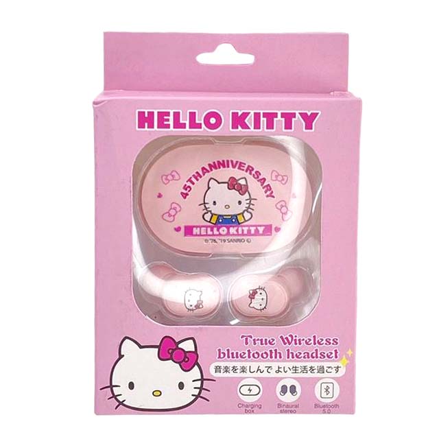 小禮堂 Hello Kitty 無線藍牙耳機 (粉舉手款)