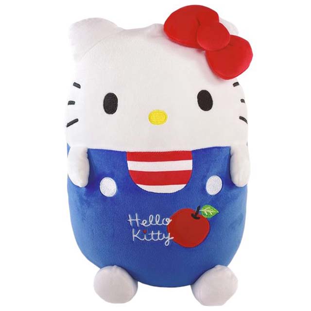 小禮堂 Hello Kitty 絨毛玩偶靠墊 (蘋蘋安安)