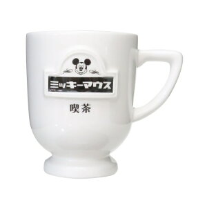 小禮堂 迪士尼 米奇 陶瓷咖啡杯 210ml (昭和喫茶館)
