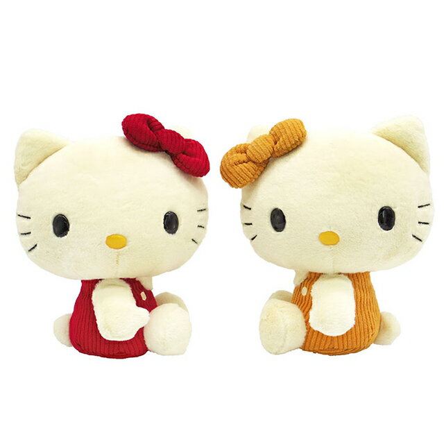 小禮堂 Hello Kitty x Mimmy 絨毛玩偶娃娃組 (坐姿款)