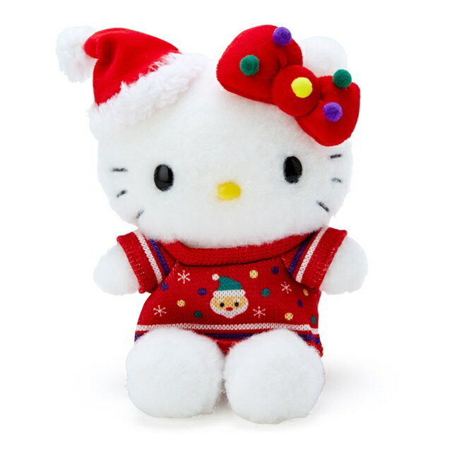 小禮堂 Hello Kitty 絨毛玩偶娃娃 (醜毛衣派對)