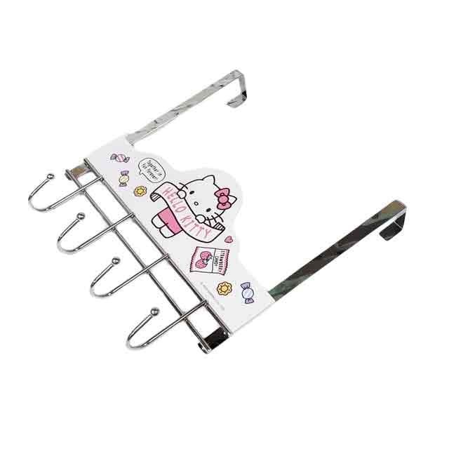 小禮堂 Hello Kitty 鐵製門後掛勾 (白零食款)