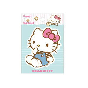 小禮堂 Hello Kitty 造型磁鐵 (坐姿吊帶褲款)