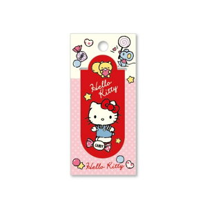 小禮堂 Hello Kitty 磁鐵書籤 (紅糖果款)