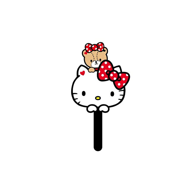小禮堂 Hello Kitty 矽膠造型磁鐵掛勾 (少女日用品特輯)