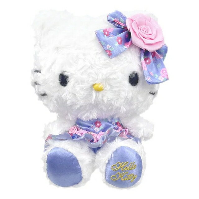 小禮堂 Hello Kitty 絨毛玩偶娃娃 (花花世界)