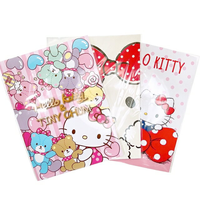 小禮堂 Hello Kitty 16K膠裝筆記本 (3款隨機)