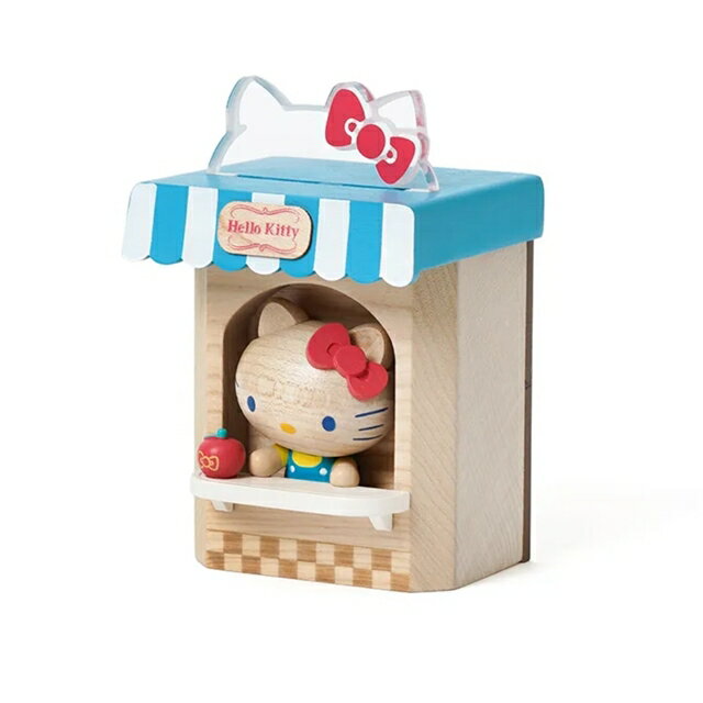 小禮堂 Hello Kitty 木製迷你聲控燈 小賣部款 (質感木製傢飾)