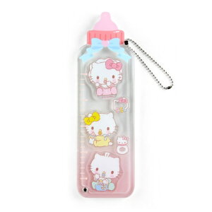 小禮堂 Hello Kitty 奶瓶造型壓克力吊飾 (嬰兒款)