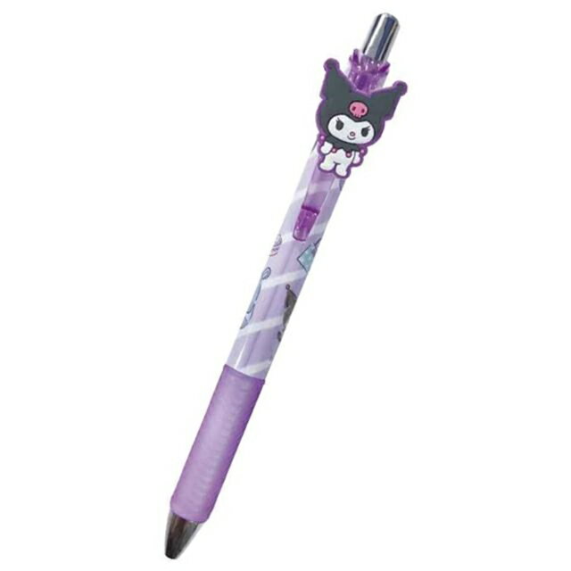 小禮堂 酷洛米 造型筆夾中性原子筆 綠 0.5mm (紫生活款)