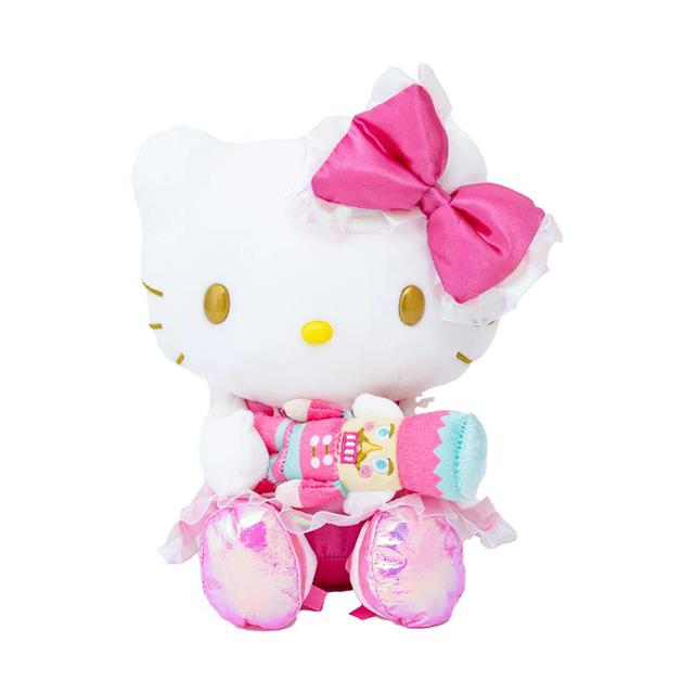 小禮堂 Hello Kitty 絨毛玩偶娃娃 8吋 (胡桃鉗款)