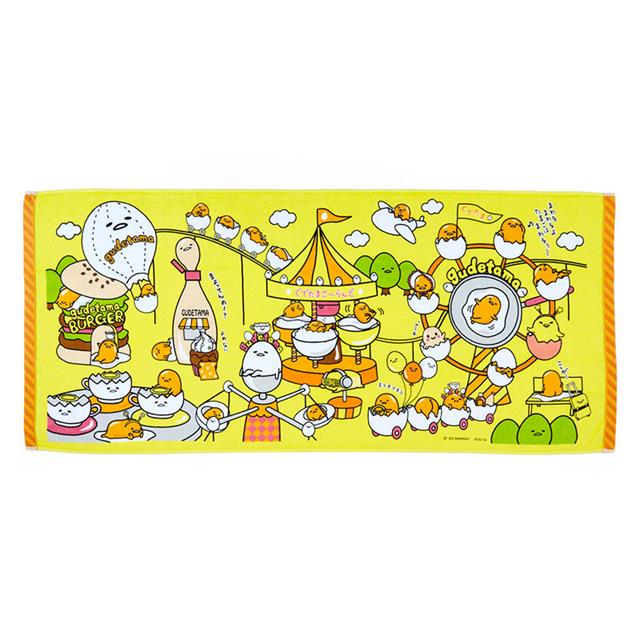小禮堂 蛋黃哥 棉質浴巾 110x50cm (週年蛋生)