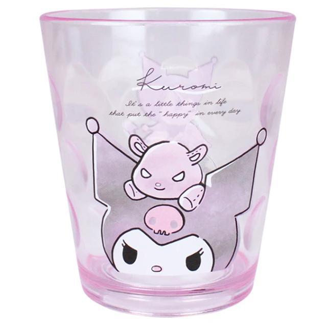 小禮堂 Sanrio 三麗鷗 酷洛米 壓克力水杯 (快樂生活款) 200ml
