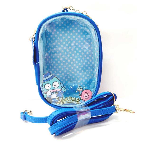 小禮堂 Sanrio 三麗鷗 人魚漢頓 透明玩偶收納斜背包 (與小夥伴)