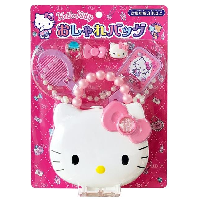 小禮堂 Sanrio 三麗鷗 Hello Kitty 飾品收納提箱玩具組