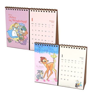 小禮堂 迪士尼大集合 2024 線圈雙月桌曆 (好友款) 白雪公主 米奇