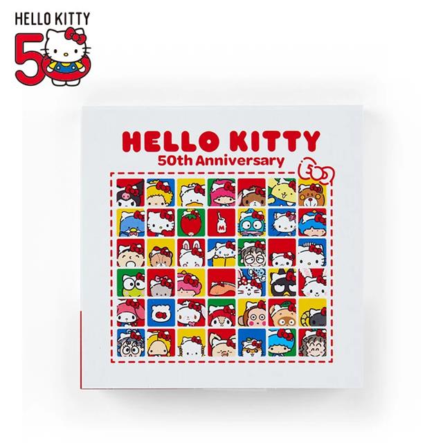 小禮堂 Hello Kitty 方形便條本 (Kitty歡慶50週年系列)