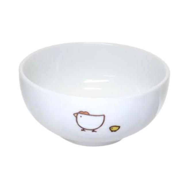 小禮堂 米飛兔 陶瓷寬口小碗 金正陶器 (白母雞款)