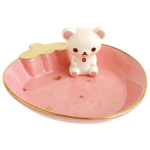 小禮堂 Sax-X 拉拉熊 飾品收納盤 (草莓款)