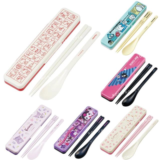 小禮堂 掀蓋二件式環保餐具組 (角色款) 吉伊卡哇 拉拉熊