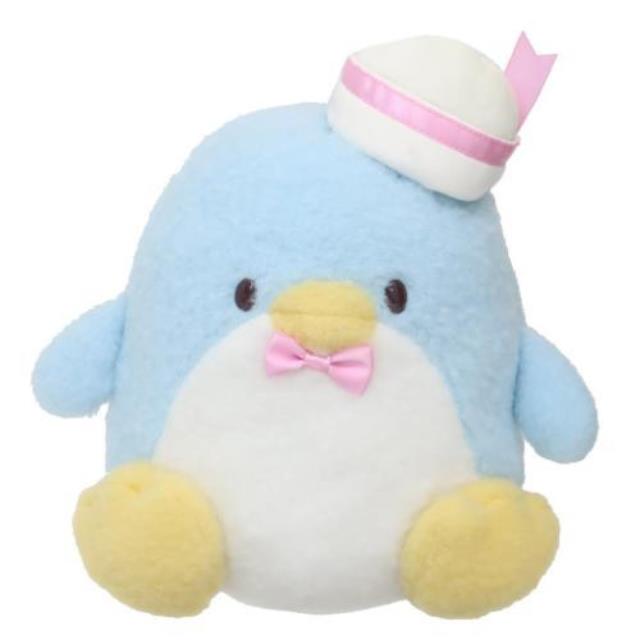 小禮堂 Sanrio 三麗鷗 山姆企鵝 絨毛玩偶娃娃 (坐姿款)