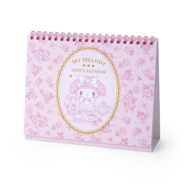小禮堂 Sanrio 三麗鷗 美樂蒂 2025 線圈桌曆 (蛇年特輯)