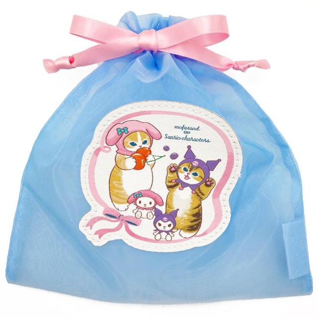 小禮堂 Sanrio 三麗鷗 x Mafusand 貓福珊迪 束口收納包 (聯名款)