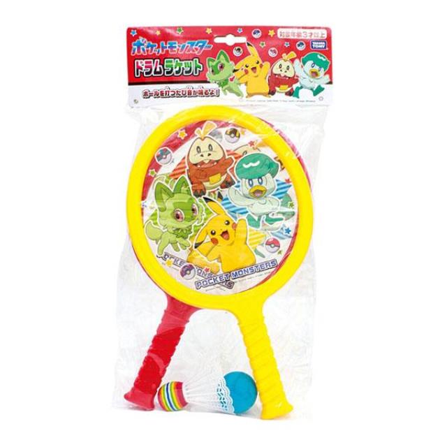 小禮堂 Pokemon 寶可夢 塑膠球拍玩具附球