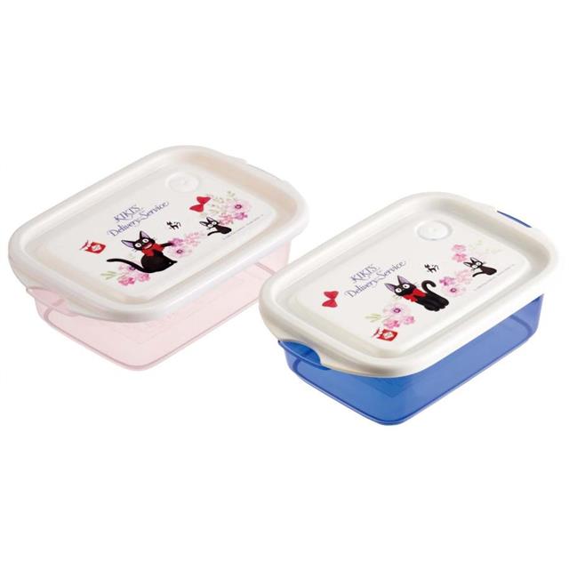小禮堂 SKATER 魔女宅急便 輕量型透明微波保鮮盒2入組 500ml FCN2WAG-A