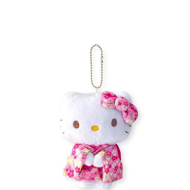 小禮堂 Hello Kitty 絨毛吊飾娃娃 (和服款)