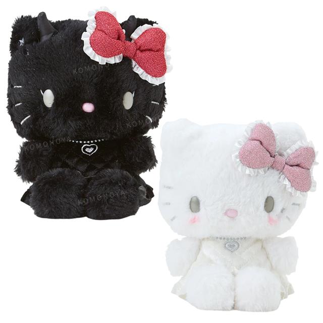 小禮堂 【限購】Sanrio 三麗鷗 Hello Kitty 絨毛玩偶娃娃 (Angel❤Devil)