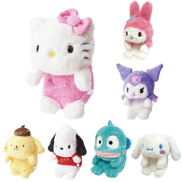 小禮堂 Sanrio 三麗鷗 坐姿矯正玩偶娃娃 Kitty 美樂蒂 酷洛米 布丁狗 大耳狗｜療癒選物