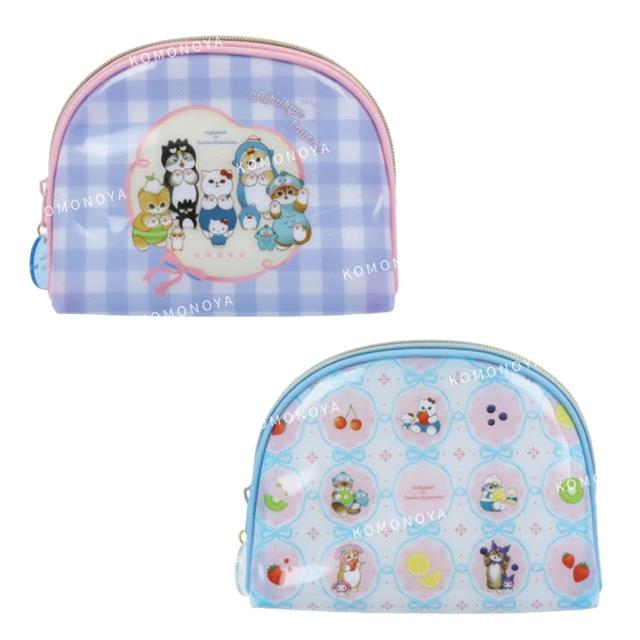 小禮堂 Sanrio 三麗鷗 x Mafusand 貓福珊迪 半圓PVC收納包 (聯名款)