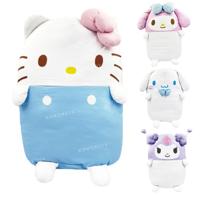 小禮堂 Sanrio 三麗鷗 涼感造形抱枕 (圓滾滾款) Kitty 大耳狗 酷洛米