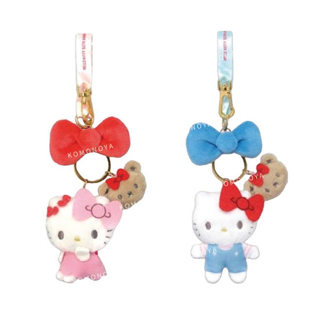 小禮堂 Hello Kitty 吊飾娃娃鑰匙圈 50週年紀念 (與Tiny Chum)