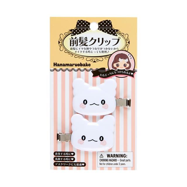 小禮堂 Sanrio 三麗鷗 花丸 造型髮夾2入組 (大臉款)