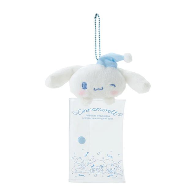 小禮堂 Sanrio 三麗鷗 大耳狗 玩偶透明收納包吊飾 (喜拿睡衣派對)