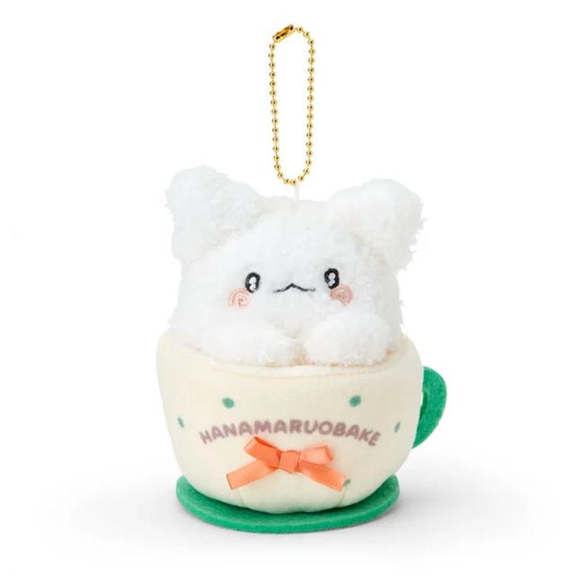 小禮堂 Sanrio 三麗鷗 花丸 絨毛玩偶吊飾 咖啡杯 (我的小幽靈)