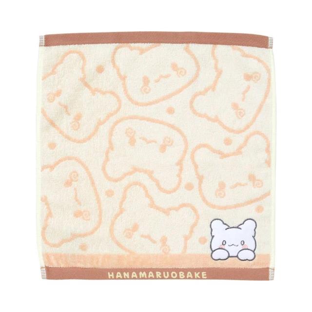 小禮堂 Sanrio 三麗鷗 花丸 棉質短毛巾 34x36cm (我的小幽靈)